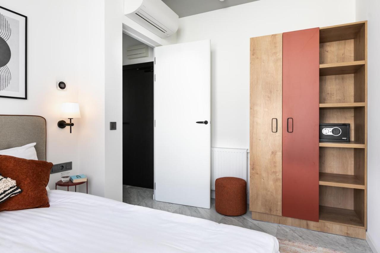 H11 Aparthotel Cracovia Esterno foto A bedroom at the hotel